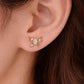 Ethereal Marquise Butterfly Openwork Studs