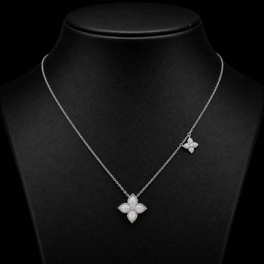 Flora Pearl Charm - 925 Silver Jewelery