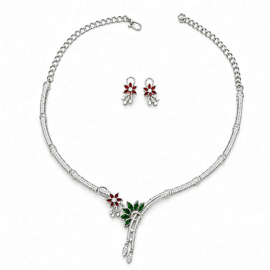 Floral Elegance - 925 Silver Jewelery