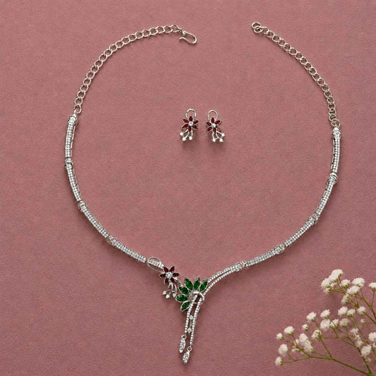 Floral Elegance - 925 Silver Jewelery