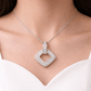 Geometric Baguette Open Diamond Pendant - Silvorn India