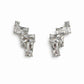 Geometric Cascade Baguette Studs