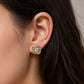 Golden Blossom Crystal Stud - Silvorn India