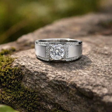 Halo Ring – Round Cut Stone with Pavé Detailing