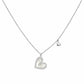 Heart Glow Charm Necklace - 925 Silver Jewelery