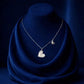Heart Glow Charm Necklace - 925 Silver Jewelery