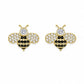 Honey Bee Zirconia Studs - Silvorn India