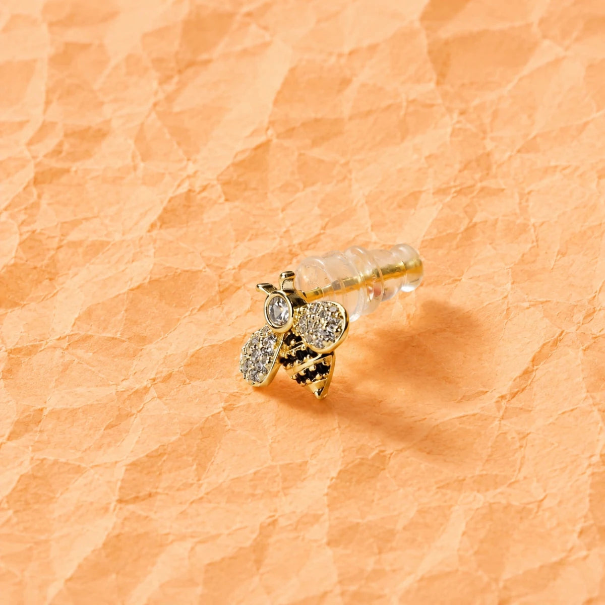 Honey Bee Zirconia Studs - Silvorn India