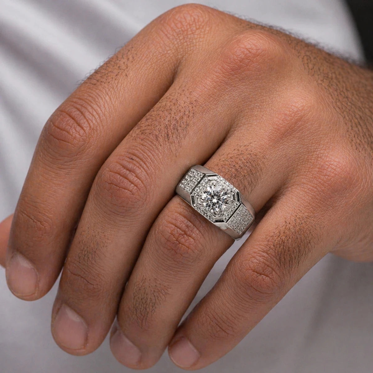 Imperial Radiance Sterling Ring - Silvorn India