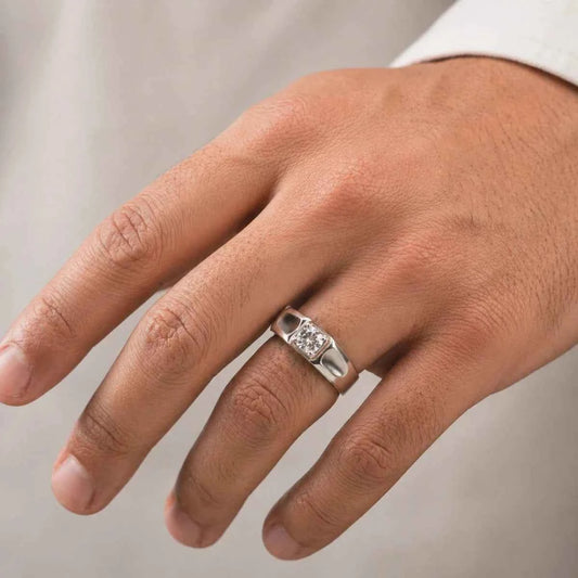 Imperial Solitaire Sterling Silver Ring - 925 Silver Jewelery