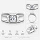 Imperial Solitaire Sterling Silver Ring - Silvorn India