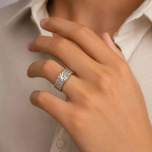 Imperial Spark Sterling Ring - 925 Silver Jewelery