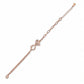 Infinite Heart Rose Gold Plated Sterling Silver Bracelet - Silvorn India