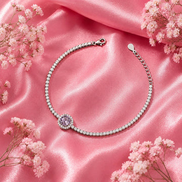 Lavender Aura Bracelet - Silvorn India