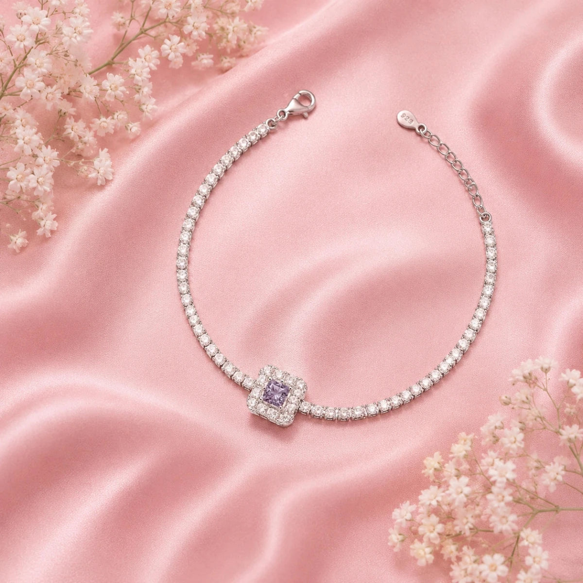 Lavender Glow Bracelet - Silvorn India