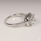 Luna Halo Sparkle Ring - Silvorn India