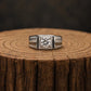 Majestic Halo Sterling Silver Ring - Silvorn India