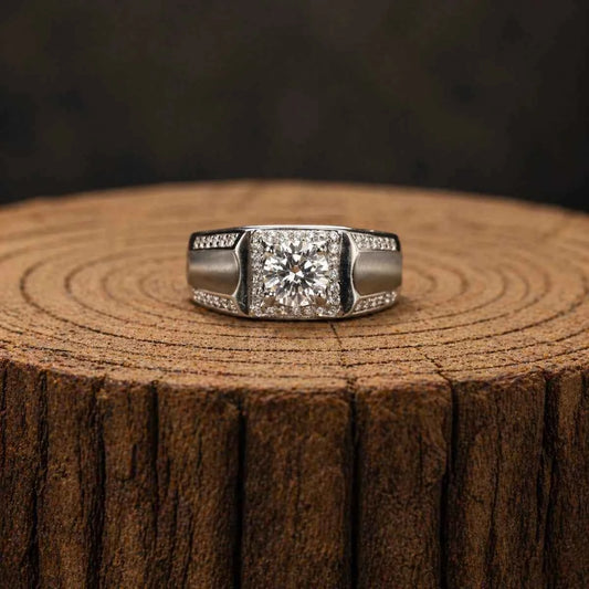 Majestic Halo Sterling Silver Ring - 925 Silver Jewelery