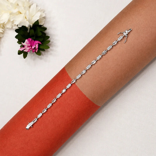 Marquise Crystal Silver Bracelet for Women - 925 Silver Jewelery