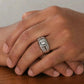 Men’s Luxury Halo Diamond - Style Ring with Pave Accents - Silvorn India