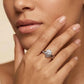 Minimalist Stackable V - Shaped & Solitaire Ring - Silvorn India