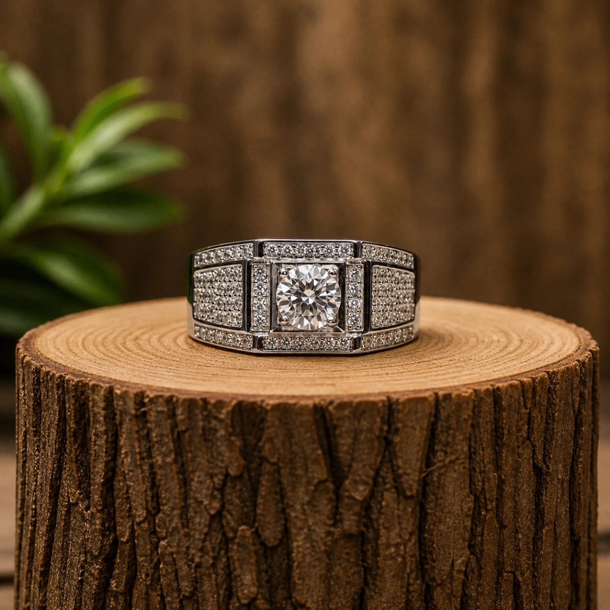 Monarch Luxe Sterling Silver Ring - Silvorn India