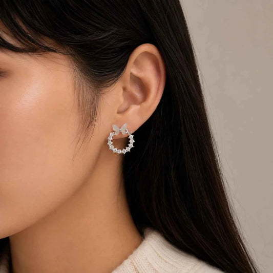 Moonlit Butterfly Spark Studs