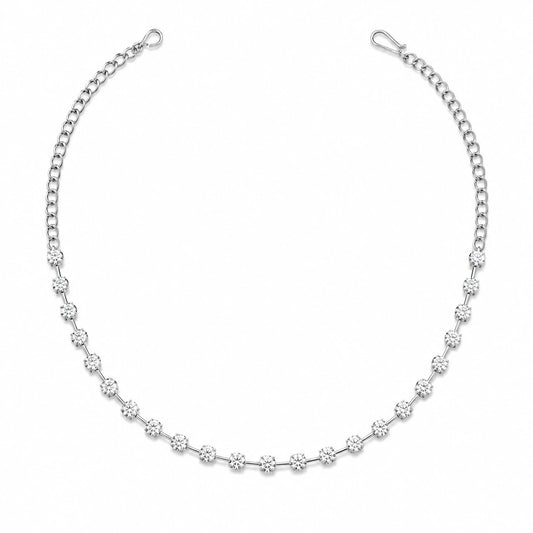Timeless Spark Silver Necklace
