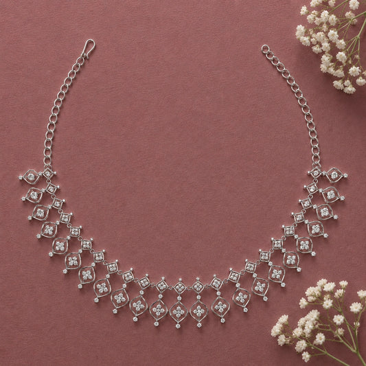Celestial Charm Silver Necklace