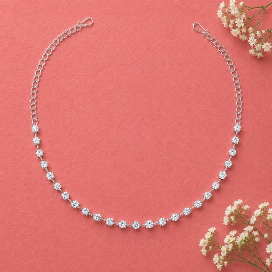 Timeless Spark Silver Necklace