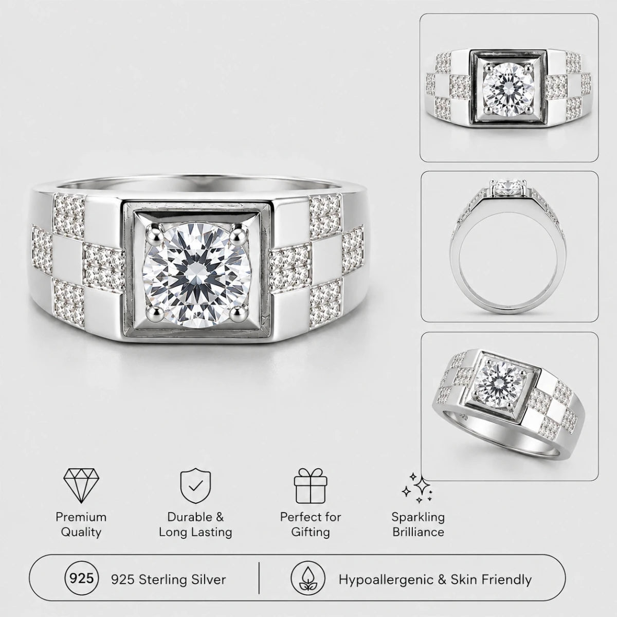 Nova Crown Ring - Silvorn India