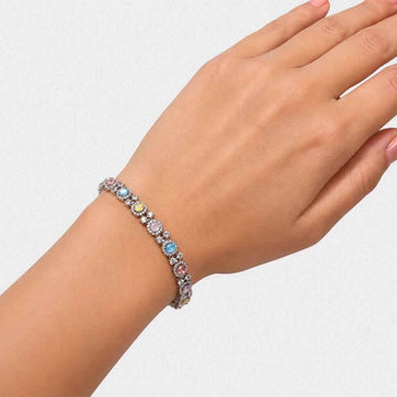 Pastel Bloom Halo Bracelet