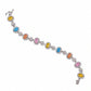 Pastel Prism Floral Bracelet - Silvorn India