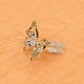 Pearl Butterfly Crystal Studs | 925 Sterling Silver - Silvorn India