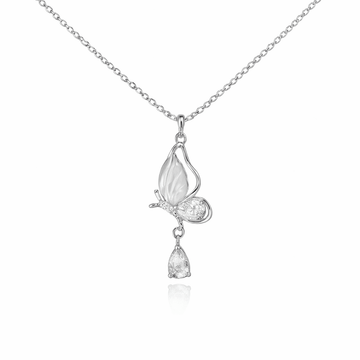 Pearl Wing Butterfly Pendant - Silvorn India