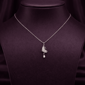 Pearl Wing Butterfly Pendant - Silvorn India