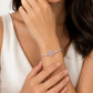 Pink Oval Solitaire Bracelet - Silvorn India