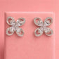 Premium    Finish Flower Stud Earrings