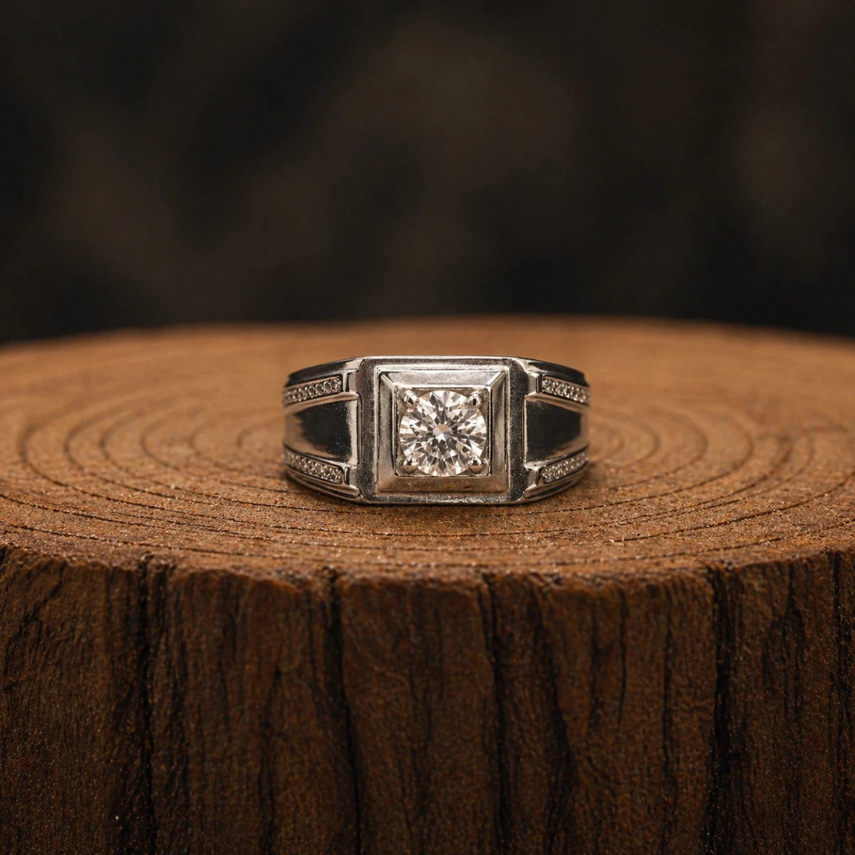 Prestige Frame Sterling Silver Ring - Silvorn India