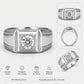 Prestige Frame Sterling Silver Ring - Silvorn India