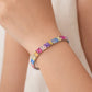 Prismatic Pear - Cut Rainbow Statement Bracelet - Silvorn India