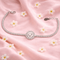 Pure Radiance Halo Tennis Bracelet - Silvorn India