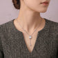 Radiant Drop Crystal Pendant Necklace - Silvorn India