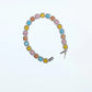 Rainbow Kaleidoscope Cushion Halo Statement Bracelet - Silvorn India