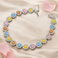 Rainbow Kaleidoscope Halo Statement Bracelet - Silvorn India