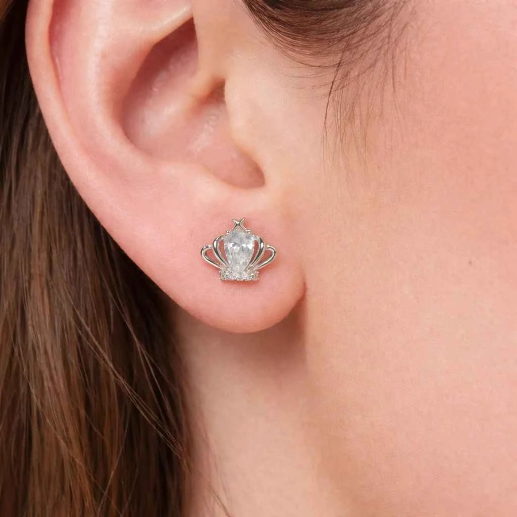 Regal Majesty Crown Zirconia Studs