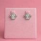Regal Majesty Crown Zirconia Studs