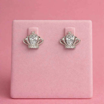 Regal Majesty Crown Zirconia Studs