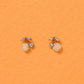 Rose Blossom Crystal Studs | 925 Sterling Silver - Silvorn India