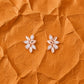 Rose Gold Blossom Crystal Studs - Silvorn India